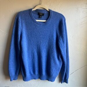 Cashmere Blue Sweater Soft Minimalist Quiet Luxury Crewneck Club Room Preppy